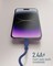 Moxedo CavoX Pro USB-C to Lightning Silicone Cable 27W PD Fast Charge and Data Sync Compatible for iPhone 14/13/12/11 Pro Max X/XS/XR 8 7 6s Plus SE (Blue, 2m)