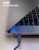 Moxedo CavoX Pro USB-C to USB-C Silicone Cable 60W PD Fast Charge and Data Sync Compatible for iPhone15/ MacBook Pro 2020, iPad Pro 2020, iPad Air 4, Samsung Galaxy S23+/S23 Ultra (Blue, 2m)