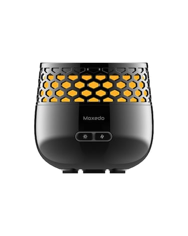 Moxedo Electric Incense Burner Portable Aroma Diffuser with 7 Colors LED Lights USB Rechargeable for Office and Home D&eacute;cor (BLACK)