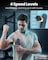 Moxedo Multi-function Muscle Pro Massager Portable Cordless Handheld Percussion Gun Deep Tissue Massager with 4 Interchangeable Massage Heads (Navy Blue)