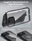 Moxedo Magnetic Protective Case 360 Protection Clear Case Hard PC with Built-in Strong Magnets Compatible with Magnetic Safe Designed for iPhone 14 Pro Max 6.7 inch (Black)