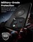 Moxedo Magnetic Protective Case 360 Protection Clear Case Hard PC with Built-in Strong Magnets Compatible with Magnetic Safe Designed for iPhone 14 Pro Max 6.7 inch (Black)