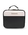 Moxedo 2 in 1 Portable Make-up Bag with Built-in LED Lighting Mirror 3 Color Brightness Make-up Organizer with Adjustable Divider Storage Cosmetic Bag (Black)
