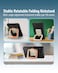 Moxedo Rugged Protective EVA Foam Silicone Kids Case Cover, Shockproof Foldable 360 Rotatable Stand Handle Grip with Pencil Holder Compatible for Samsung Galaxy Tab A7 Lite 8.7-inch (Black)