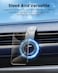Moxedo Magnetic Car Mount Phone Holder Flexible Bendable Titanium Alloy Phone Holder, Strong Magnetic One Hand Operation Compatible for iPhone 15 14 13 12 Pro Plus Max Mini