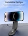 Moxedo Magnetic Car Mount Phone Holder Flexible Bendable Titanium Alloy Phone Holder, Strong Magnetic One Hand Operation Compatible for iPhone 15 14 13 12 Pro Plus Max Mini