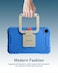 Moxedo Rugged Protective EVA Foam Silicone Kids Case Cover, Shockproof Foldable 360 Rotatable Stand Handle Grip with Pencil Holder Compatible for Samsung Galaxy Tab A7 Lite 8.7-inch (Sky Blue)