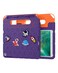 Moxedo Rugged Protective EVA Silicone Kids Case Cover, Shockproof DIY 3D Cartoon Pattern with Pencil Holder, Stand and Handle Grip Compatible for Apple iPad 9.7 inch (Purple)