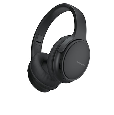 Moxedo Harmoniq Wireless Headphone Dual Powered Bluetooth Version 5.3 Foldable Fast Charging HiFi Stereo Sound, Noise Reduction Microphone, 40 Hours Long Playtime with AI Touch Control (Black)