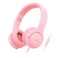 Moxedo Tiny Tunes Wired On-Ear Headphone with In-Line Remote Built-in Microphone Adjustable Foldable Design Stereo Headphone 93dB Compatible for iPad/Phone/Tablet and Other Devices (Pink)
