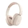 Moxedo Rave Bass Wireless ANC Headphone 42dB Active Noise Cancelling Over-Ear Headphone Dual Powered, 33 Hours Long Playtime with Built-in Microphone (Beige)