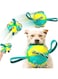 LOVEYBEAUTY Dog Goliath Game Flying-Ball Discs Fly Saucer Toy Puppy Doggy Toys Balls Bulk for Small/Medium/Large Chewers Dogs Birthday Gift