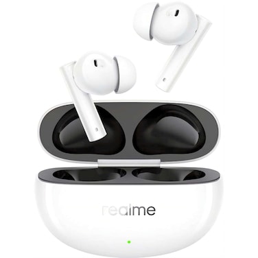 realme Buds Air 5 Wireless Earbuds, Bluetooth 5.3 Headphones Ative Noise Cancellation, 38H Playtime IPX5 Waterproof Bass Lock Earphones, for Android iOS, White
