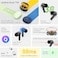 Realme Buds T110 with AI ENC for Calls, Fast Charging Bluetooth Headset (Punk Black) - International Version