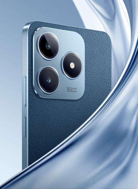 ريلمي C63 بشريحتي اتصال، جلد، أزرق، ذاكرة وصول عشوائي (RAM) سعة 8 جيجابايت وذاكرة داخلية سعة 256 جيجابايت وذاكرة داخلية سعة 4 جيجابايت - إصدار الشرق الأوسط