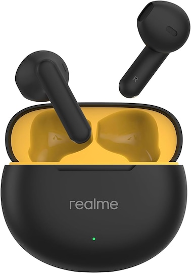 realme Buds T01 Truly Wireless in-Ear Earbuds with AI ENC for Calls, 13mm Dynamic Bass Driver, Upto 28Hrs Battery,88mm Latency,Bluetooth V5.4 & Google Fast Pair (Black)