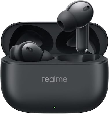 realme Buds T310 Truly Wireless in-Ear Earbuds with 46dB Hybrid ANC, 360&deg; Spatial Audio, 12.4mm Dynamic Bass Driver, Upto 40Hrs Battery and Fast Charging (Vibrant Black)