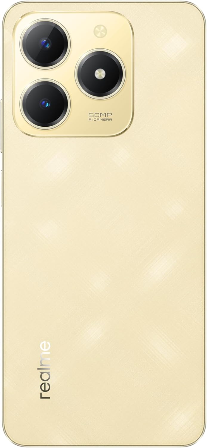 Buy Realme C61 Dual SIM 6GB RAM 128GB 4G (Sparkle Gold) - Middle