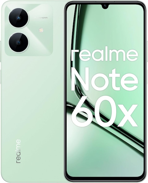 Realme Note 60X Dual SIM  64GB ROM 3GB RAM (Wilderness Green )- Middle East Version
