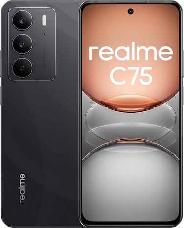realme C75 4G  Dual SIM 8GB RAM  256GB ROM  Storm Black -International Version