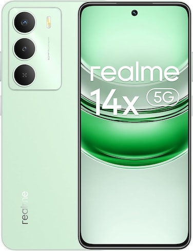 realme 14x 5G Dual SIM 8GB RAM 256GB ROM Peridot Green- International Version