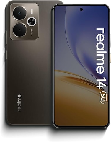 Realme 14 5G 12GB RAM 256GB ROM Storm Titanium - Middle East Version