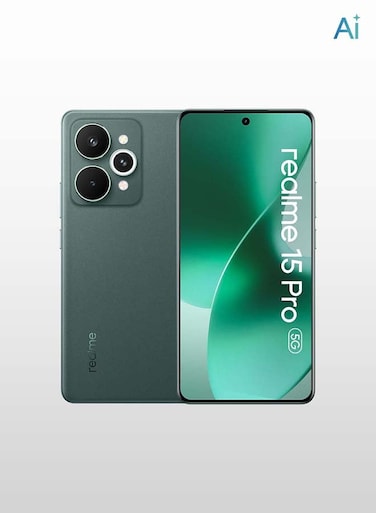 realme 15 Pro Dual SIM, 12GB RAM, 512GB, 5G, Velvet Green - Middle East Version