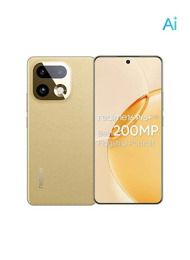 realme 16 Pro+ Dual Sim, 12GB RAM, 512GB, 5G, Master Gold- International Version