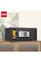 Deli Electronic Digital Safe Box, (20x43x35cm), Steel Security Safe with Digital Lock, 8kg ET522 Black
