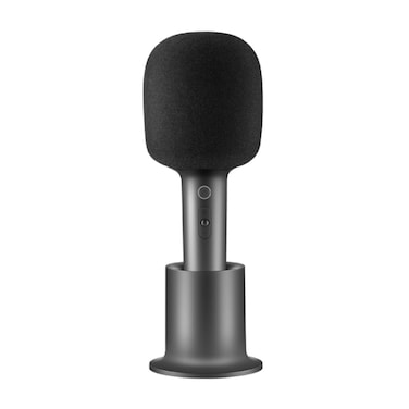Karaoke Microphone Wireless Bluetooth Stereo Sound 16Mm 9 Modes Sounds DSP 2500mAh 7H Standby XMKGMKF01YM Black