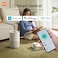 Xiaomi Mi Air Purifier 4 Compact, True HEPA H13 3-Stage Filter System Removes 99.97% Of Pollutants Aa Small As 0.3 Microns, Smart Home Integration, Whisper Quiet, Just 0.9Kw/Day, OLED Touch Display