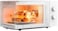 Xiaomi Microwave Oven 20L, 700W Output 1100W Input, 5 Power Levels, 35min Timer, 360&deg; Surround Heating, Fresh-Lock Defrost, Removable Glass Turntable, 2450MHz, White   BHR7990EU