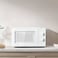 Xiaomi Microwave Oven 20L, 700W Output 1100W Input, 5 Power Levels, 35min Timer, 360&deg; Surround Heating, Fresh-Lock Defrost, Removable Glass Turntable, 2450MHz, White   BHR7990EU