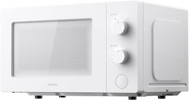Xiaomi Microwave Oven 20L, 700W Output 1100W Input, 5 Power Levels, 35min Timer, 360&deg; Surround Heating, Fresh-Lock Defrost, Removable Glass Turntable, 2450MHz, White   BHR7990EU