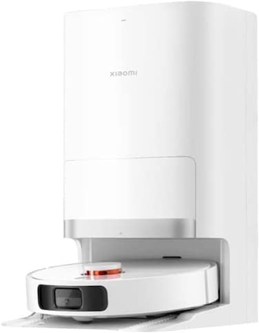 Xiaomi Robot Vacuum X20+ With All-In-One Smart Base Station 6000Pa Suction Power, LDS Laser Navigation, Voice Control, Wet &amp; Dry 4 L 30 W C101 White