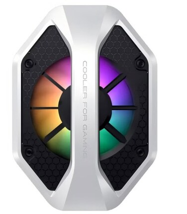 Xiaomi High-Performance RGB Gaming Phone Cooler with LED Lighting and Advanced Heat Dissipation for Mobile Gaming Enthusiasts, White