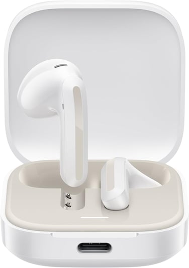 Xiaomi Redmi Buds 6 Active Wireless Earbuds, 14.2mm Dynamic Driver, Clear Call with Dual Mic, Bluetooth 5.4, 30-Hour Battery Life, Lightweight Design &ndash; White