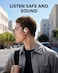 soundcore V20i by Anker Open-Ear Headphones, Adjustable Ear Hooks, Ultra-Comfort, Snug Fit, Deep Bass, Clear Calls, IP55, LED Lights, 36H Playtime, Bluetooth 5.4 Earbuds, Multipoint Connection
