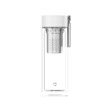 Xiaomi Mijia Portable Double-layer Glass Cup 316L Stainless Steel Material Independent Tea Storage Explosion-proof 400ml