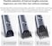 XIAOMI Hair Clipper 2 Titanium Alloy Blade Double-Coated Black Clipper Head Men Sideburns Electric Shaver Wireless Hair Cutting Trimmer Barber Cutter, IPX7 Waterproof, 3hr Battery Life, BHR8999GL