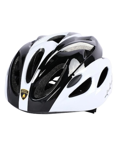 Lamborghini Adjustable Helmet (M, 57-61 cm, White/Black)