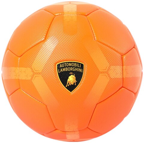 LAMBORGHINI #5 MACHINE SEWING PVC SOCCER BALL - ORANGE