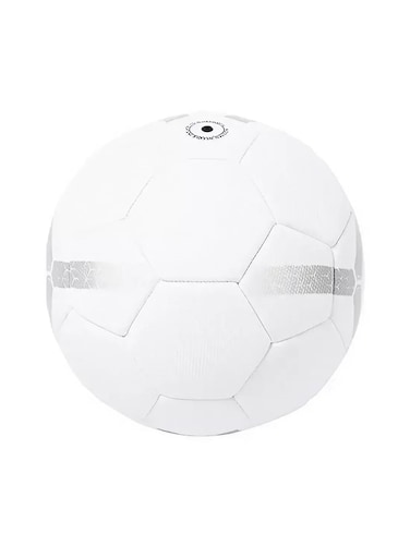 Lamborghini Machine Sewing PVC Soccer Ball (Size 5, White)