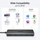 UGREEN USB A Hub 3.0, 0.6M, 4 Ports Multiport Adapter Ultra Slim Data Splitter Hub [Charging Not Supported] Multiple USB Extension for Laptop, Desktop PC, PS5, Mouse, Keyboard, Flash Drive, Printer
