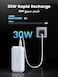 UGREEN Power Bank 10000mAh, 30W iPhone Portable Charger, USB C Fast Charging High-Speed Power bank, Smaller Battery Pack for iPhone 16/15/14/13/12 Series, Samsung S24, iPad Pro, AirPods etc-White
