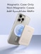 UGREEN Magsafe Power Bank 5000mAh, Ultra-Mini Wireless Power Bank with USB C Cable PD 15W, Wireless Portable Charger Fast Charging, 7.5W Magnetic iPhone Battery Pack for iPhone 17/16/15 etc White