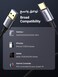UGREEN USB A to USB C 3.0 Cable 1m, 5Gbps Data Transfer Type C Fast Charging Cable Compatible with Galaxy S25 Ultra,iPhone 17-15, Note 20 Ultra, Huawei P70 Pro, iPad Mini 7/Switch/PS5 Controller