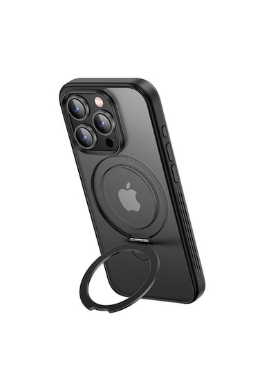 جراب مغناطيسي واقٍ من UGREEN مع حامل LP764 لهاتف iPhone 15 Pro Max مقاس 6.7 بوصة (أسود)