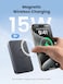 UGREEN Nexode Wireless Power Bank 10000mAh Qi2 Certified 15W Fast Charging Magnetic Portable Charger PD30W MagSafe-Compatible Battery Pack Phone Charger Compatible with iPhone 
