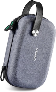 UGREEN Electronics Bag, Tech Accessories Case, Organizer Case for Travel Electronics, Water-Resistant Shockproof Organizer Pouch Compatible with Charger,Charging Cables,Flash Drive,Headphones